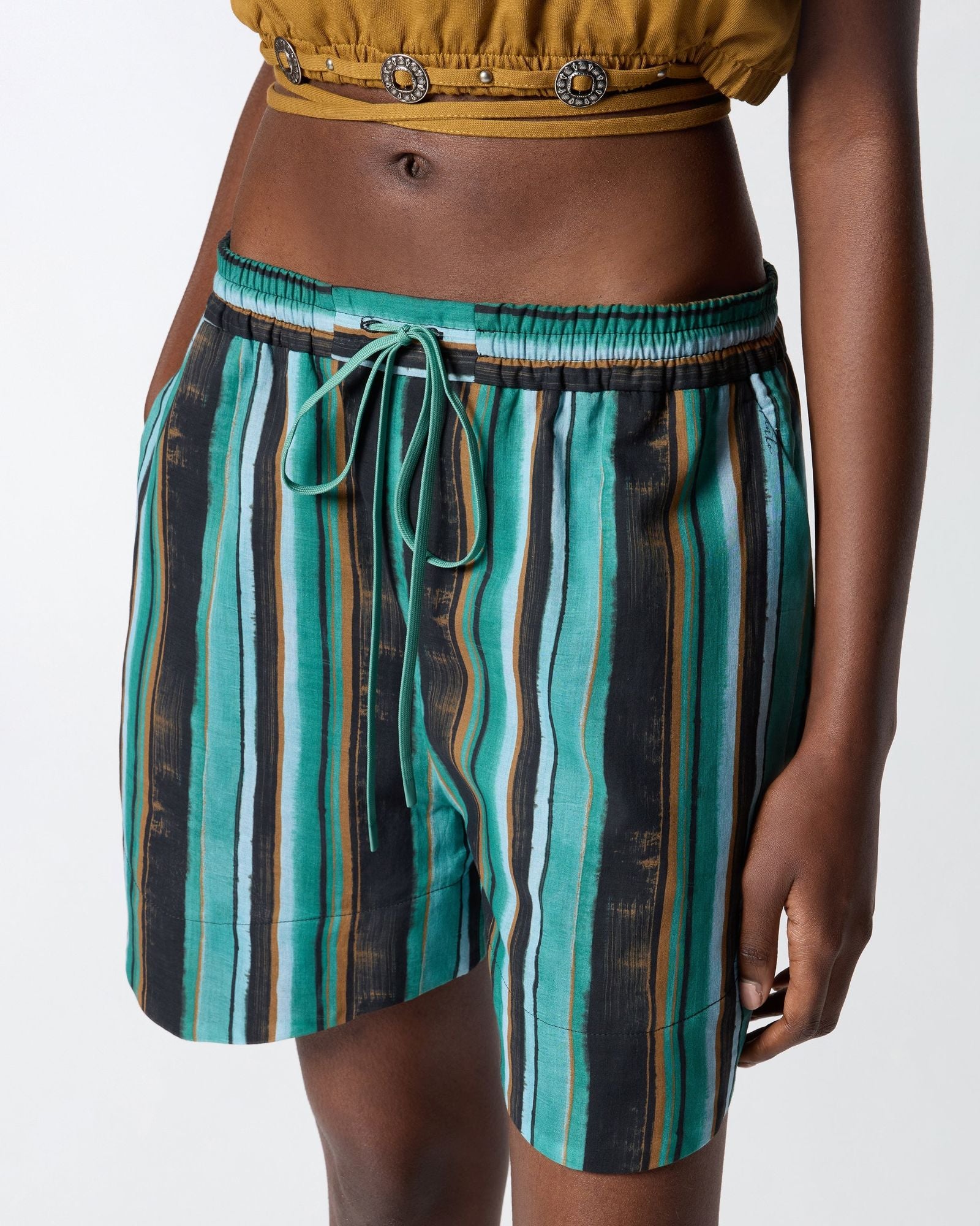 Shorts Arrone mussola stampa - Pinko 106991A3CH SD3 PINKO 