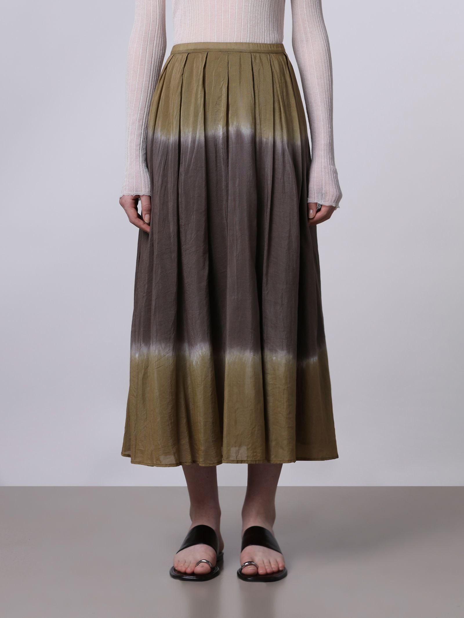 Gonna a pieghe tie-dye - Roberto Collina 261FXA59067 24 ROBERTO COLLINA 