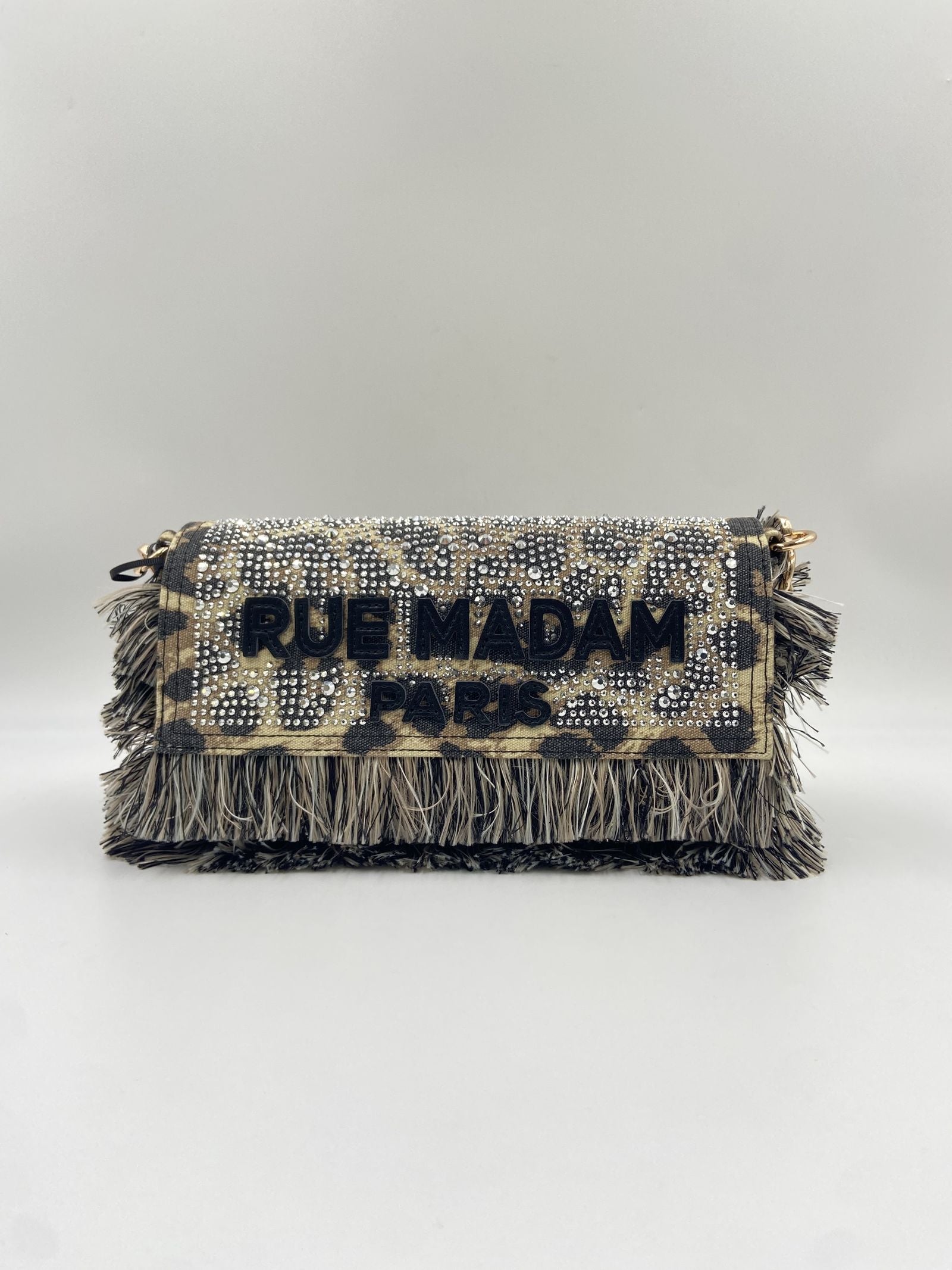 Borsa Casablanca Shoulder - Rue Madam Paris CASABLANCASHOULDER LEOPARD RUE MADAM PARIS 