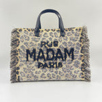 Borsa Casablanca Tote Leopard - Rue Madam Paris CASABLANCATOTE LEOPARD RUE MADAM PARIS 