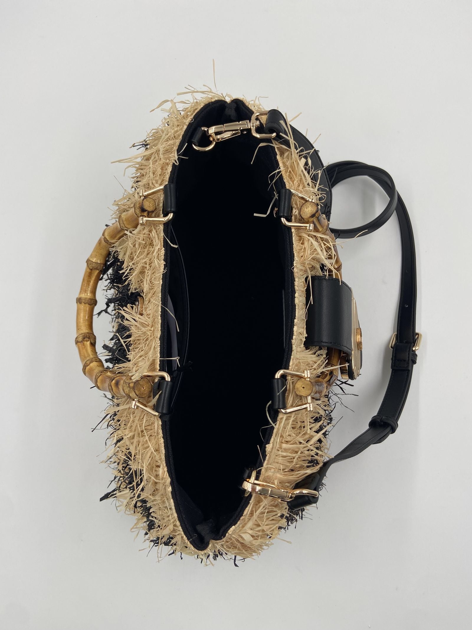 Borsa Riad Basket Frange - Rue Madam Paris RIADFRINGESBASKET FRANGENERO RUE MADAM PARIS 