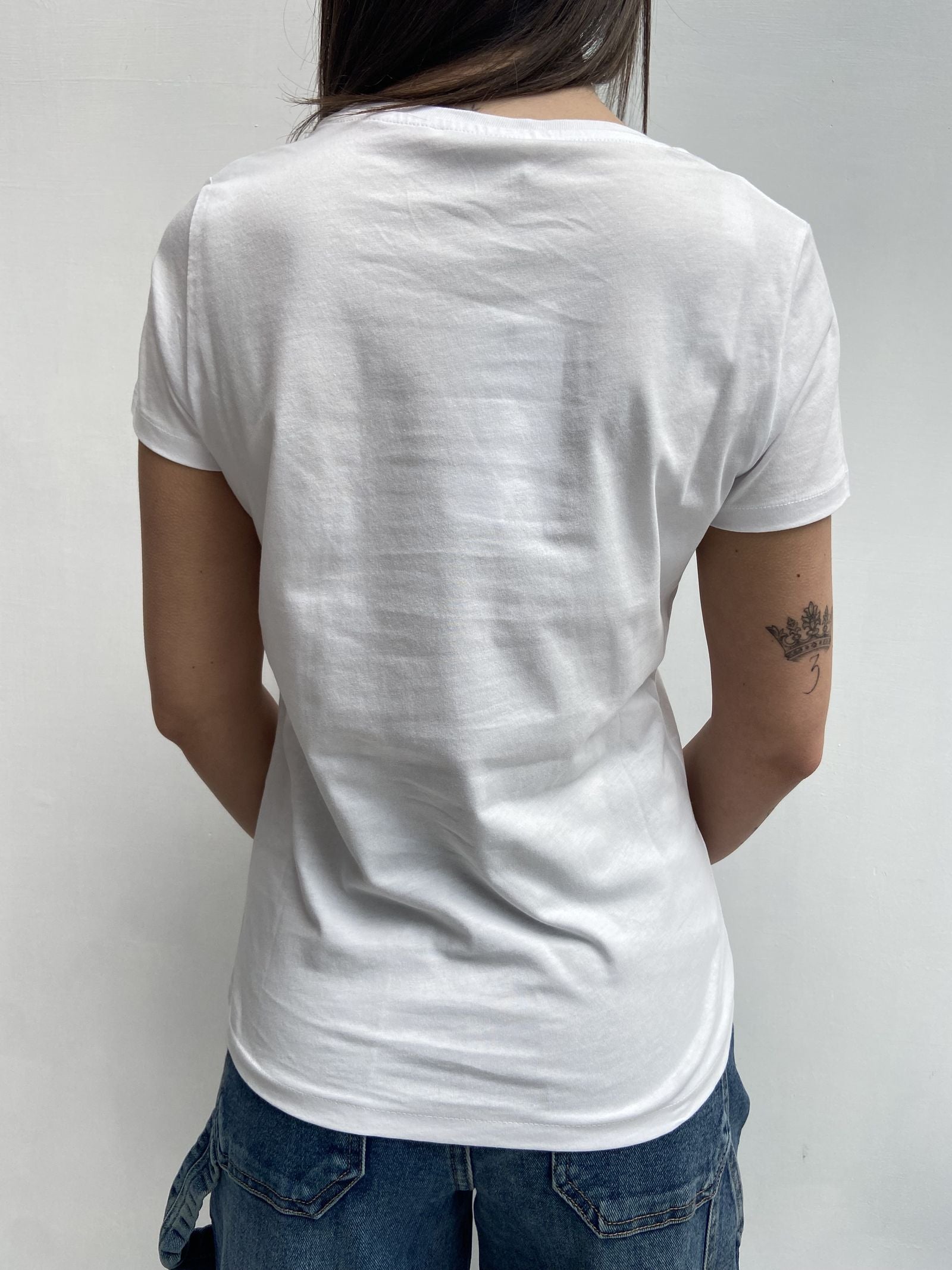 T- shirt girocollo Eiffel - TopTee TP514 BIANCO TOP-TEE 