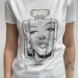 T-shirt girocollo Marilyn - TopTee TP518 BIANCO TOP-TEE 