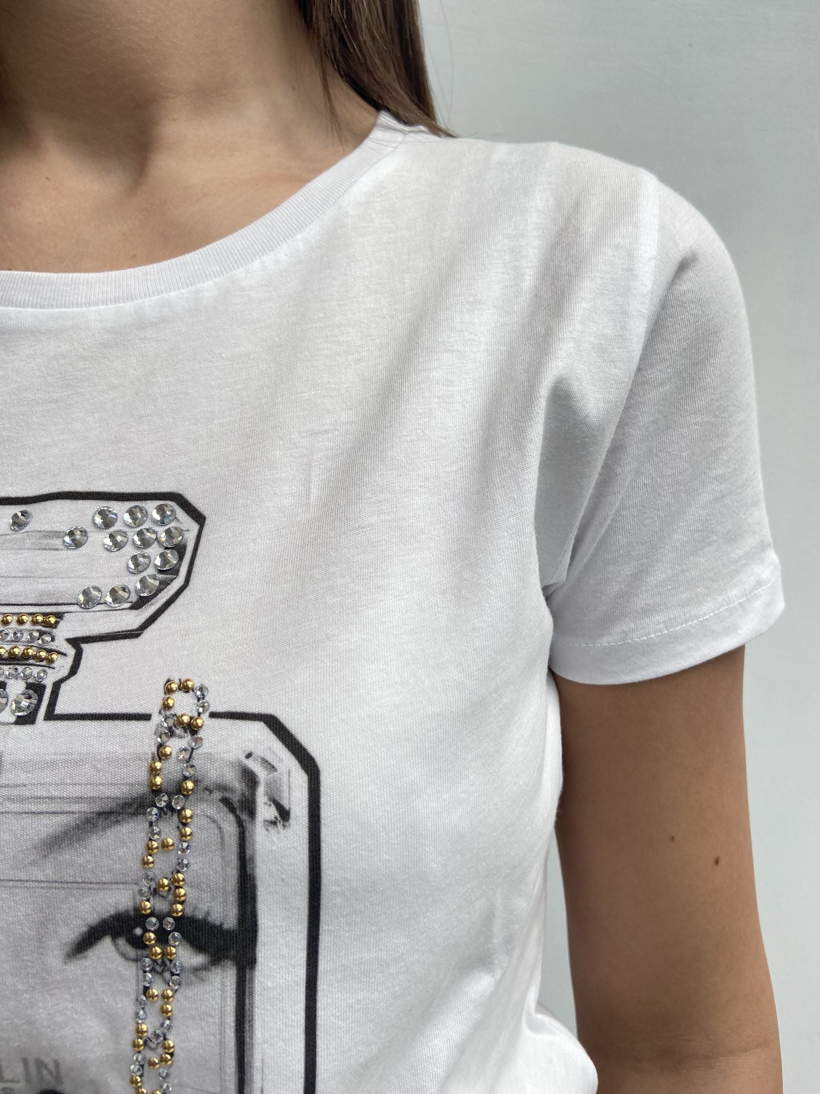 T-shirt girocollo Marilyn - TopTee TP518 BIANCO TOP-TEE 