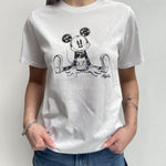 T-shirt girocollo Topolino -TopTee TP525 BIANCO TOP-TEE 