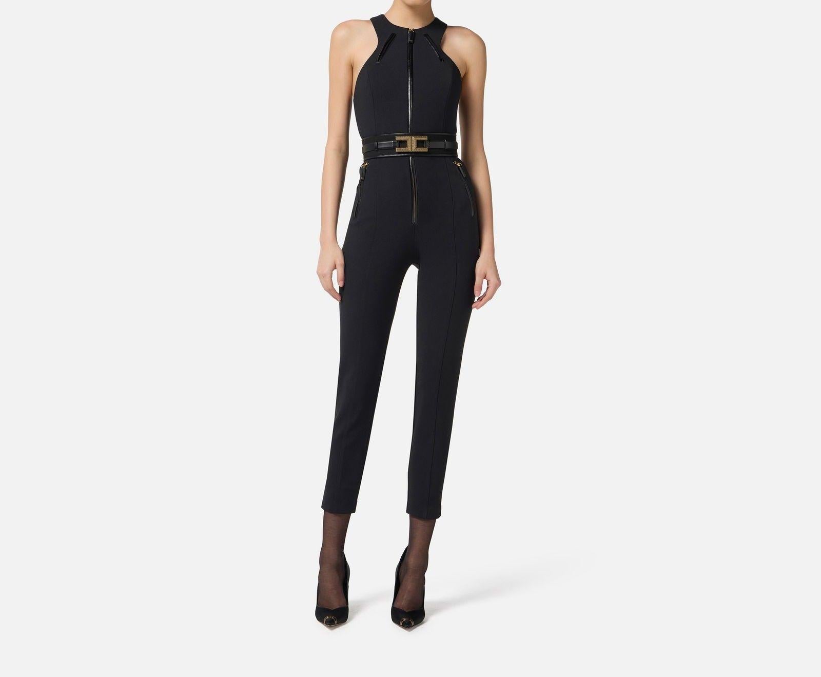 Tuta con zip - Elisabetta Franchi TU05556E2 110 ELISABETTA FRANCHI 
