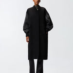 Cappotto lungo in panno 105640A2SL Z99 PINKO 