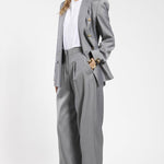 Pantalone largo in shantung PESS02D8 21 CARLA G. 