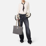 Camicia in goergette con rouches e foulard CAT9647E2 E84 ELISABETTA FRANCHI 