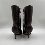 Stivaletto  moro con cinturini 9559 MORO SPAZIO MODA 