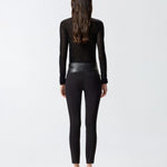 Pantalone skinny in pelle 105366Y75K Z99 PINKO 