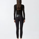 Pantalone skinny in pelle 105366Y75K Z99 PINKO 