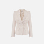 Giacca con dettagli in raso - Elisabetta Franchi GI14251E2 193 ELISABETTA FRANCHI 