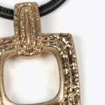 Collana dorata con laccio nero LS2503050 0M2 LOLA 