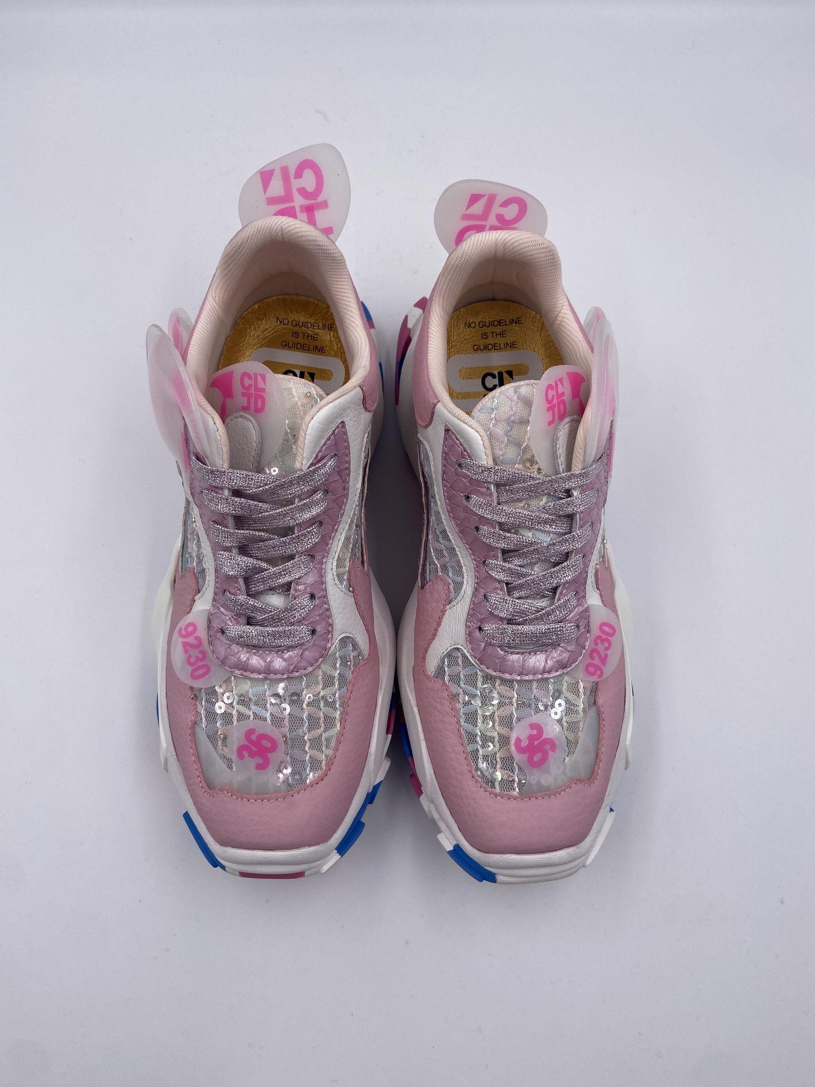 Sneakers rosa viola bianco 068 4801ROSA-VIOLA-BIANCO CLJD 