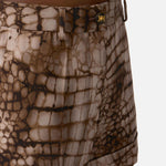 Shorts stampa alligatore - Elisabetta Franchi SH00361E2 644 ELISABETTA FRANCHI 