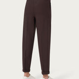 Pantalone carrot con pinces in tessuto Compact - Ragno DO16PF FW24 A75 RAGNO 