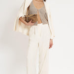 Pantalone con taglio diagonale - Carla G PIAV08D6 14 CARLA G. 