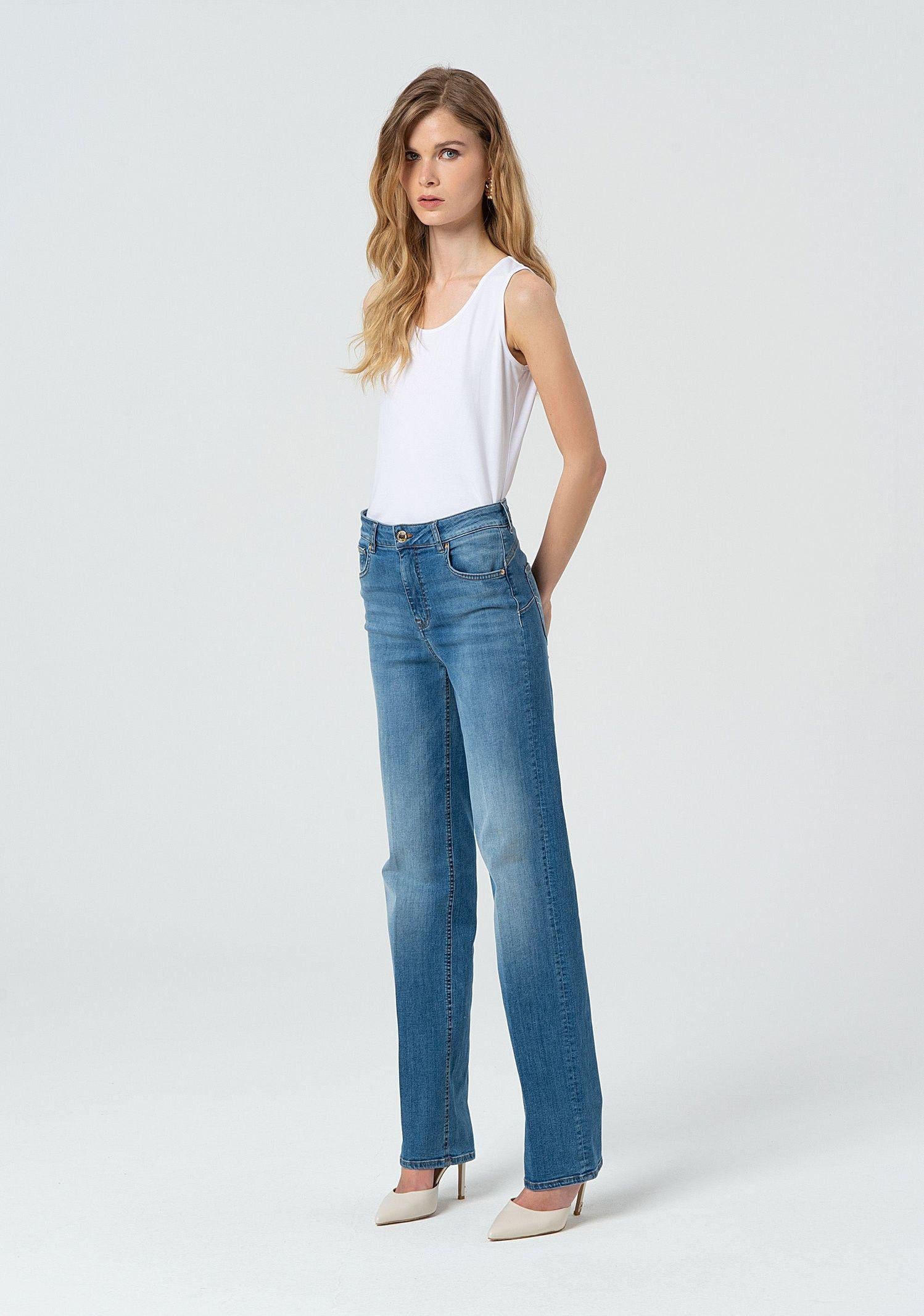 Jeans straight effetto push up FP25SV8050D46002 258 FRACOMINA 