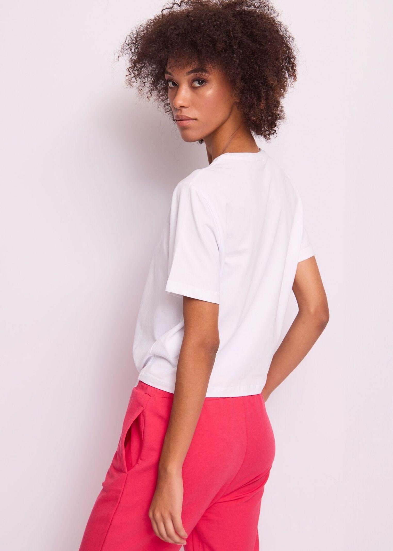 T-shirt con nodo 511BD64026 2100 GAUDI' 