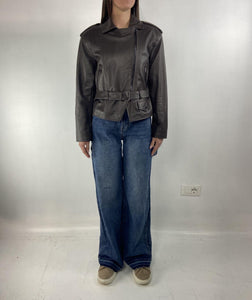 Giubbotto chiodo in pelle