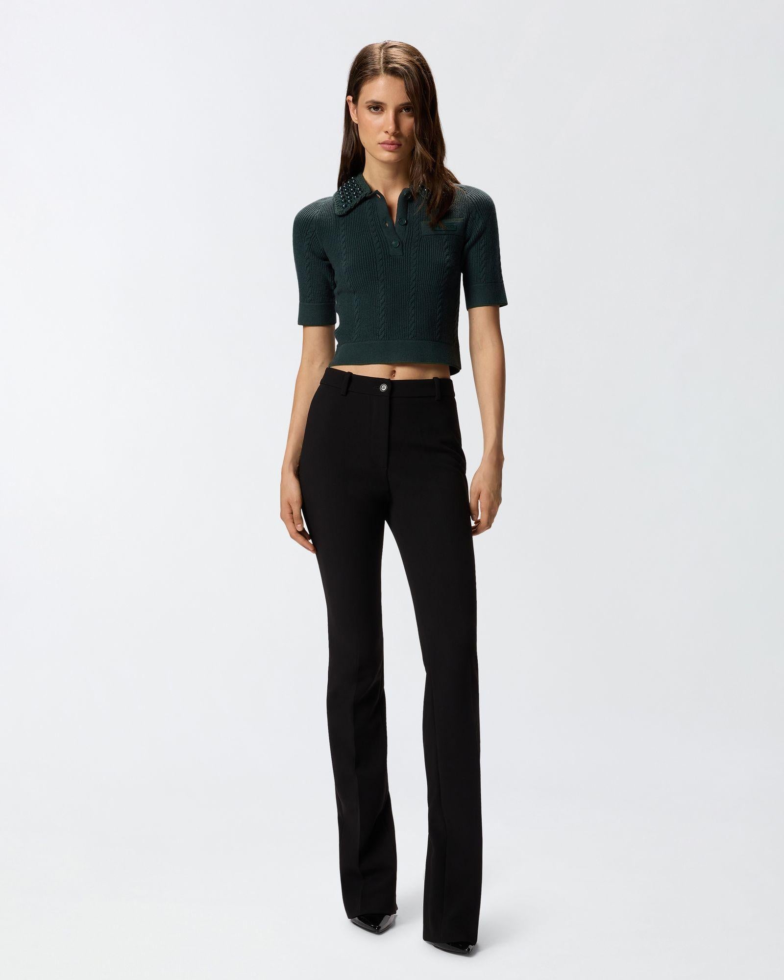 Maglia con perle 105484A2QZ X34 PINKO 