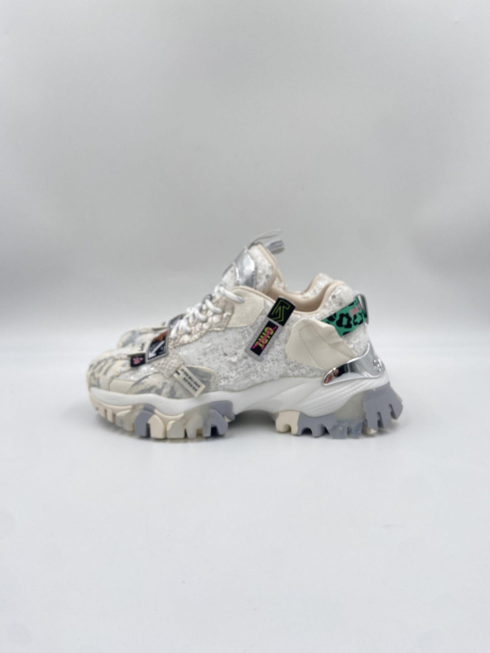 Sneakers argento bianco - Joia Paris Label 2001034 ARGENTO JOIAPARIS 