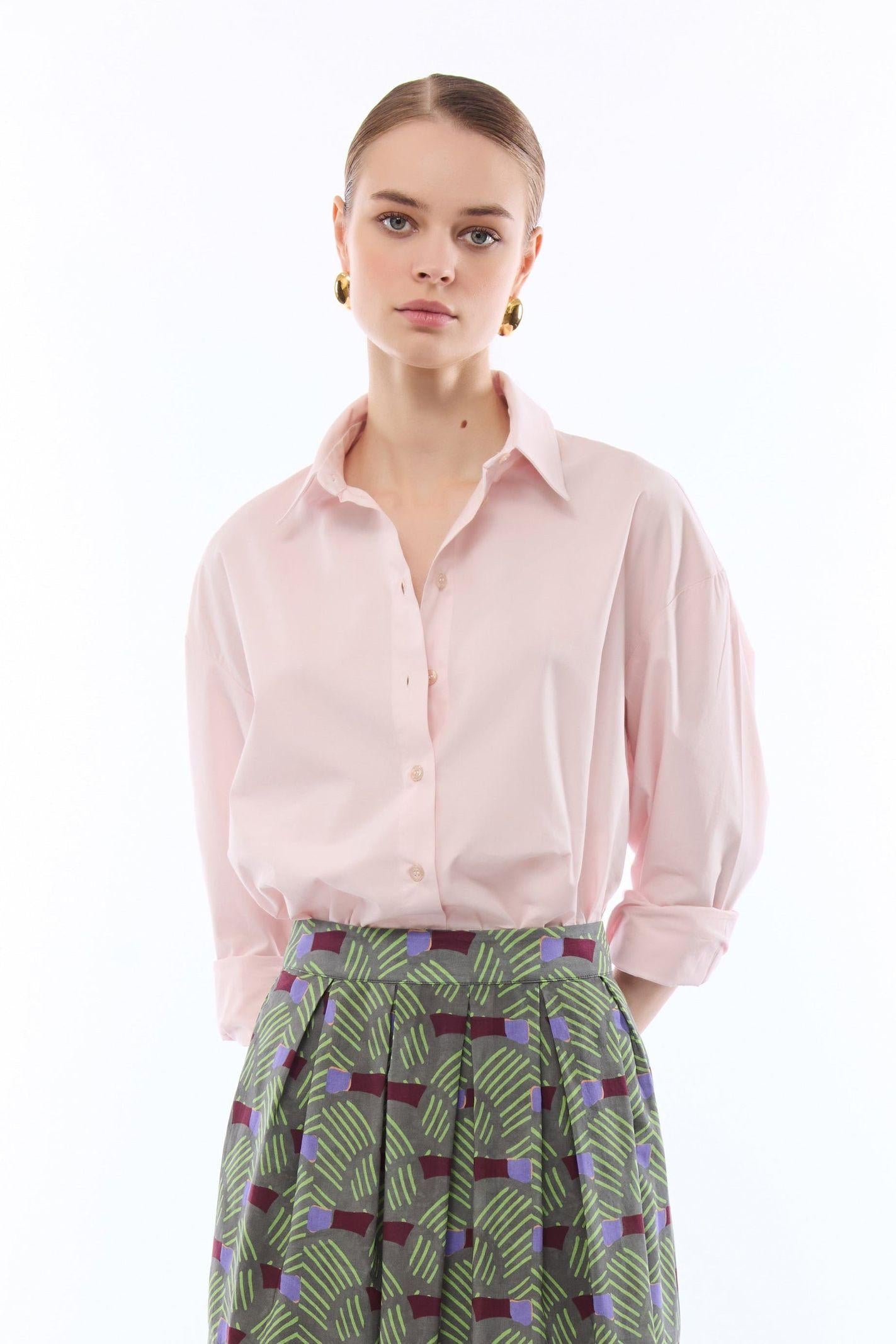 Camicia Flamingo - Nenette 41BBFLAMINGO 0220 NENETTE 