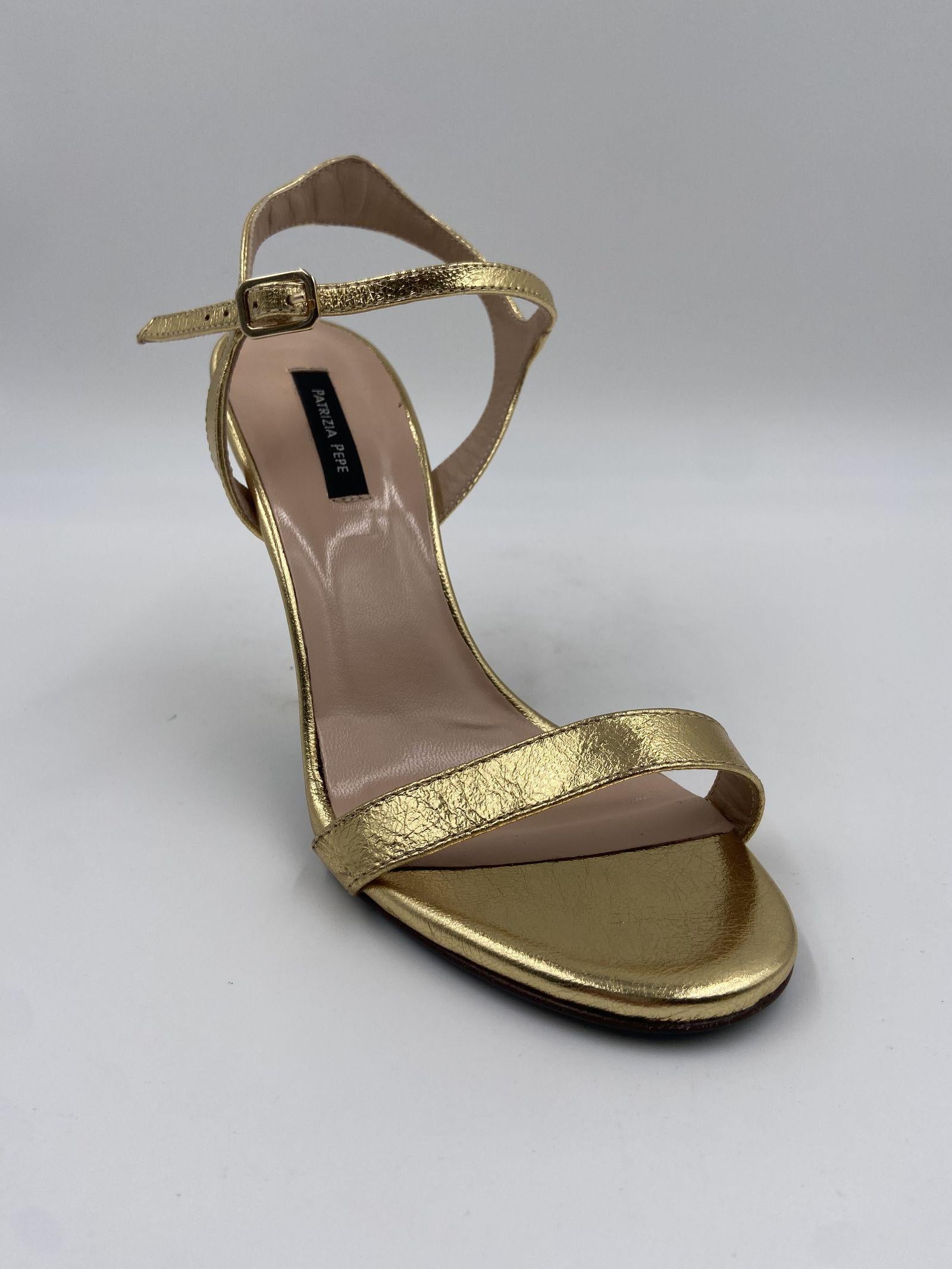 Sandalo pelle laminata - Patrizia Pepe 8X0015L031 Y360 PATRIZIA PEPE 