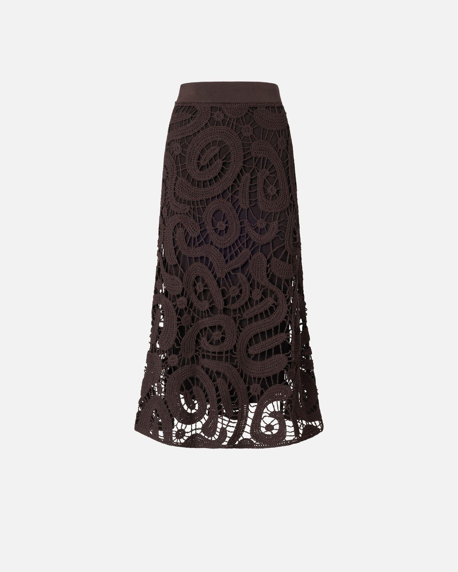 Gonna midi crochet geometrico - Pinko 106353A354 M05 PINKO 