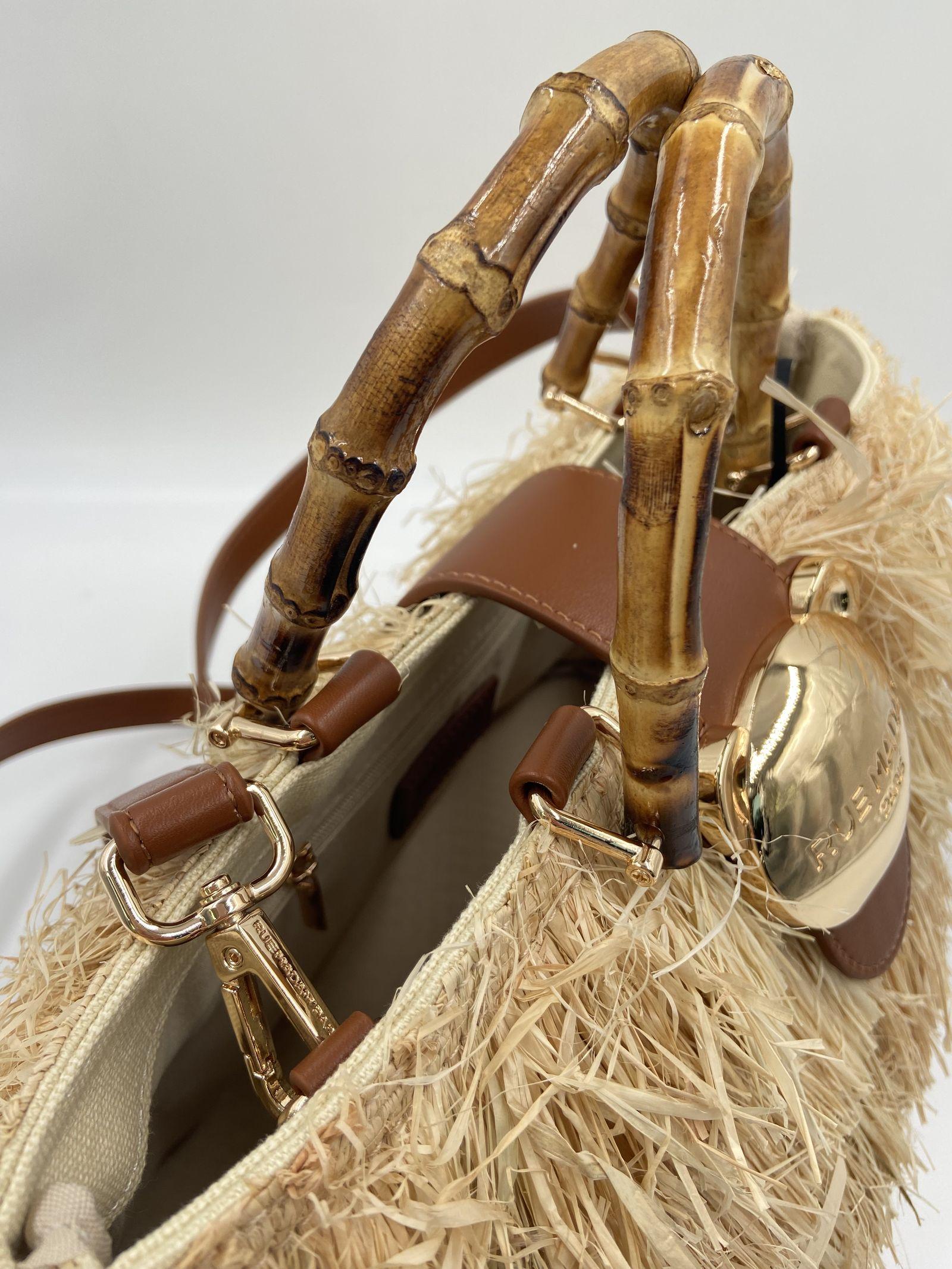Borsa Riad Basket Frange - Rue Madam Paris RIADFRINGESBASKET FRANGENATURALE RUE MADAM PARIS 