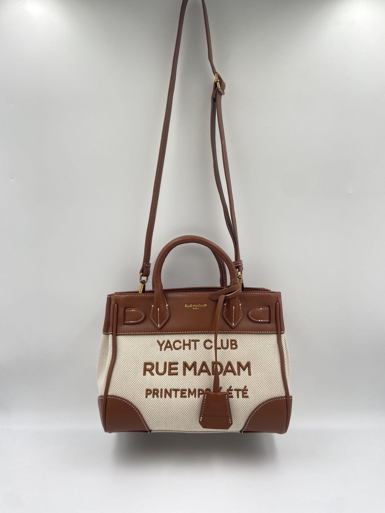 Borsa Riviera Tote mini - Rue Madam Paris RIVIERAMINITOTE MARRONE RUE MADAM PARIS 