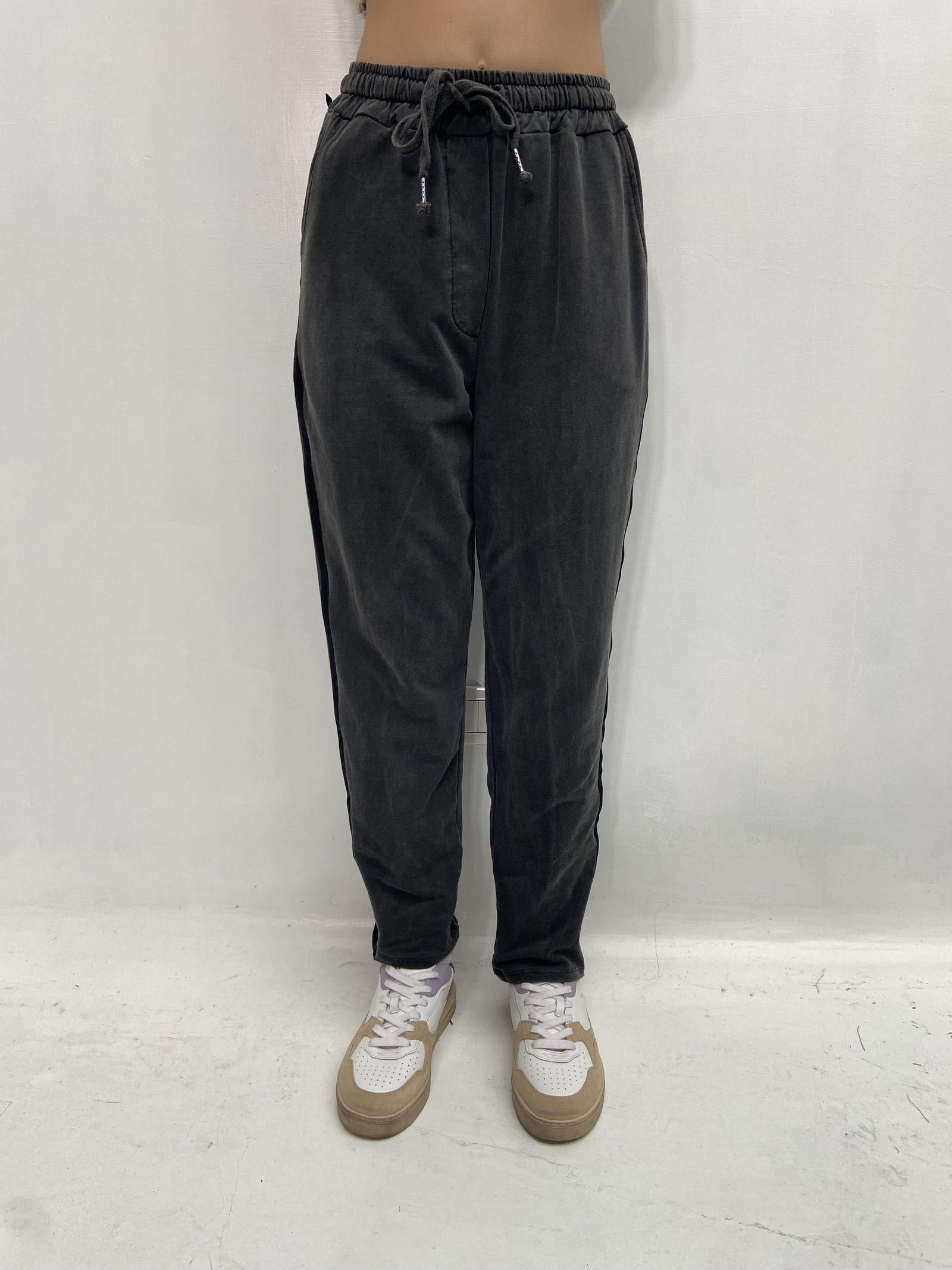 Pantalone con banda laterale 2558 ANTRACITE OFELIA 