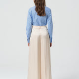 Pantaloni a palazzo in raso FR25SV3002W41101 251 FRACOMINA 