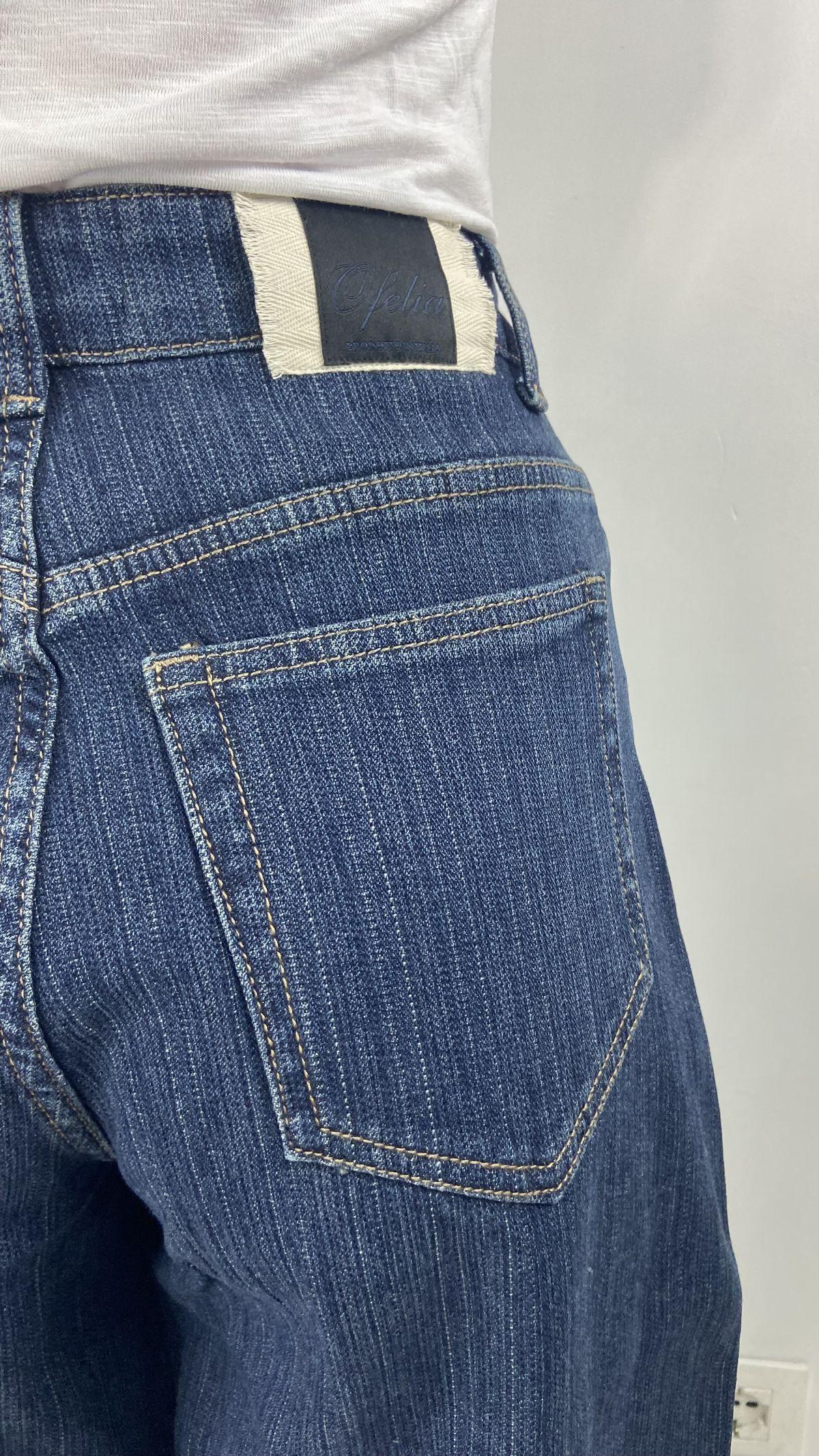 Jeans wide leg vita alta - Ofelia LAF292 DENIMSCURO OFELIA 