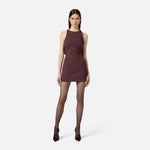 Abito in crèpe e georgette AB80856E2 EA4 ELISABETTA FRANCHI 