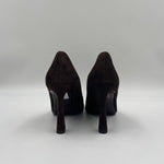 Dècolletè in pelle scamosciata 2470 MORO SPAZIO MODA 