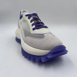 Running  allacciata bianca e viola