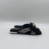 Sandalo rigato fiocco gioiello LS2605051 20N LOLA 