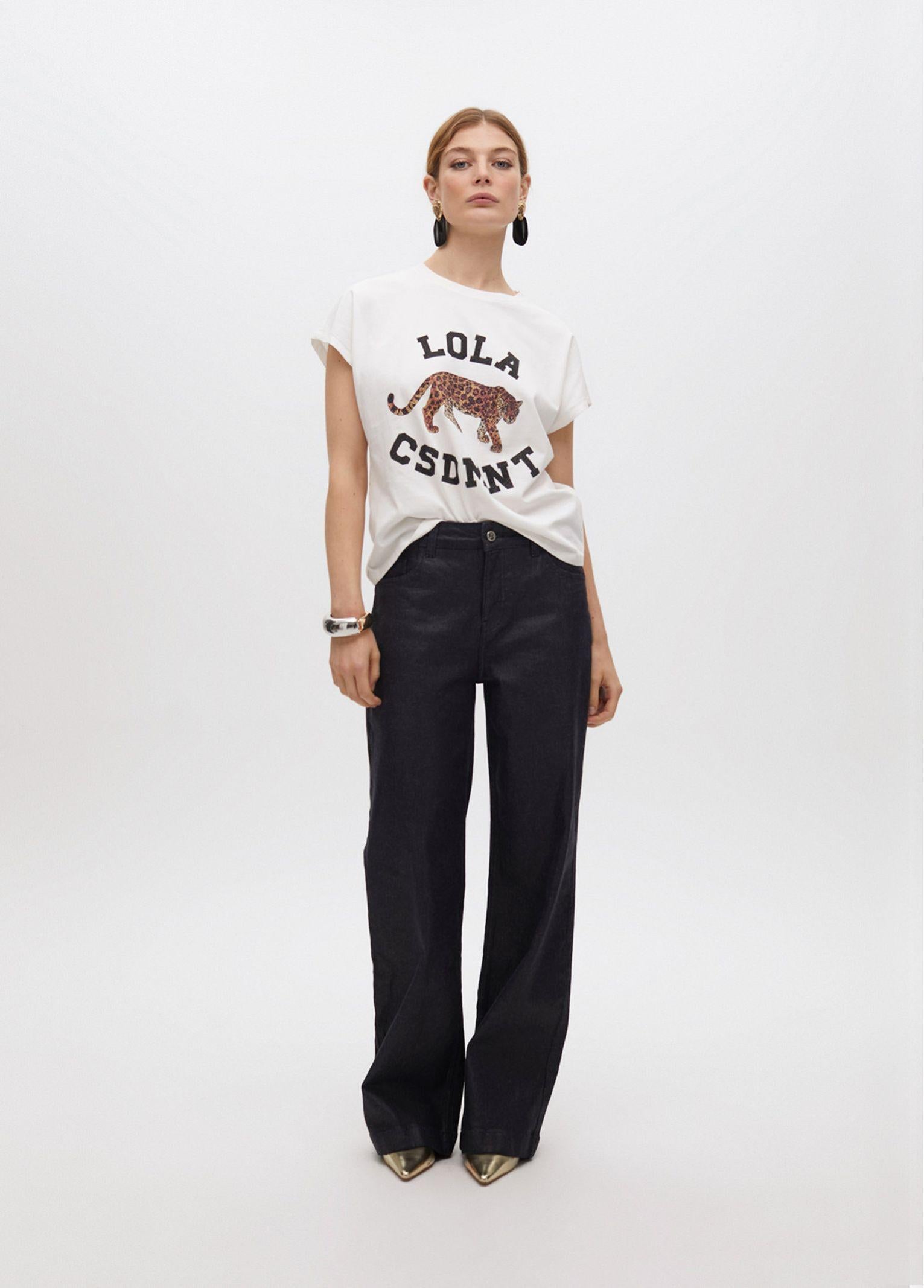 T-shirt tigre LF2515001 00B LOLA 