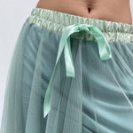 Gonna lunga in tulle MK04.015 ACQUAMARINA OFELIA 