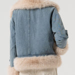 Giacca over in denim FP25WJ4010D40904 337 FRACOMINA 
