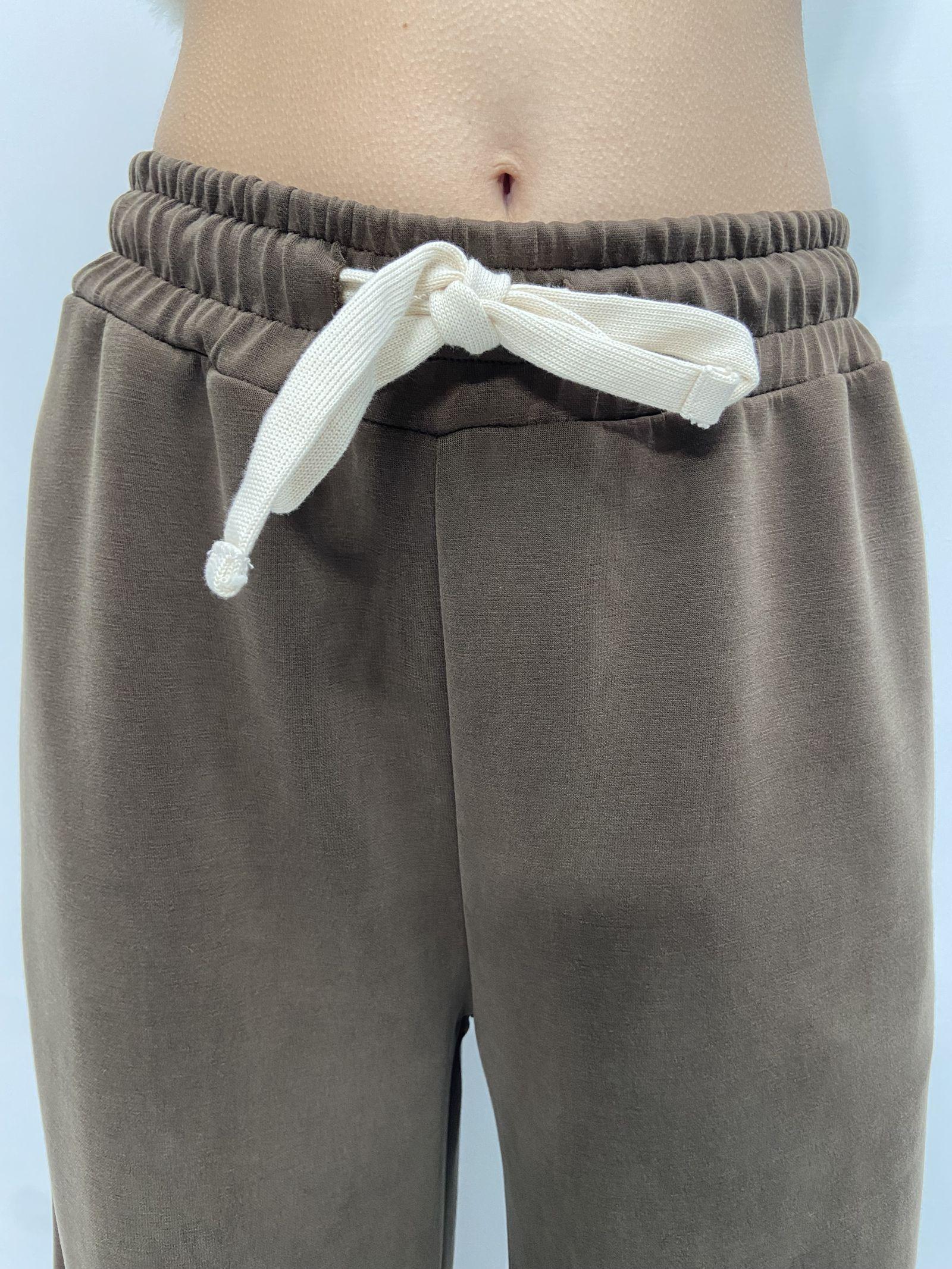 Pantalone gamba ampia Z6034 VERDE OFELIA 