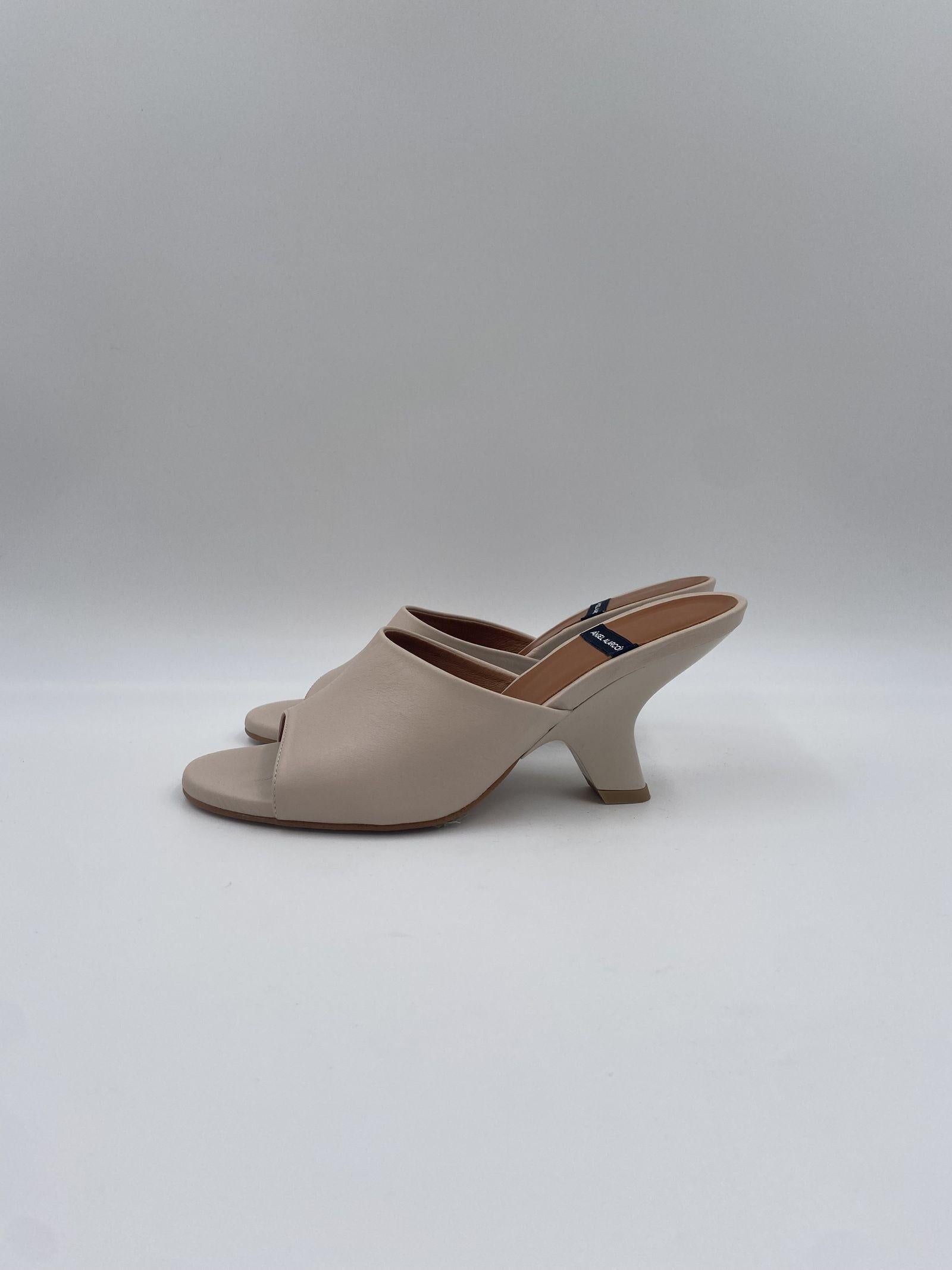 Sabot in pelle 251257502 AVORIO ANGEL ALARCON 