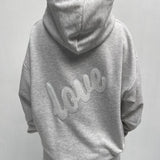 Felpa con cappuccio A1266 GRIGIO OFELIA 