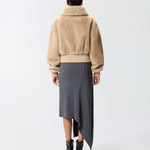 Giubbotto bomber pelliccia 105399A2PI C60 PINKO 