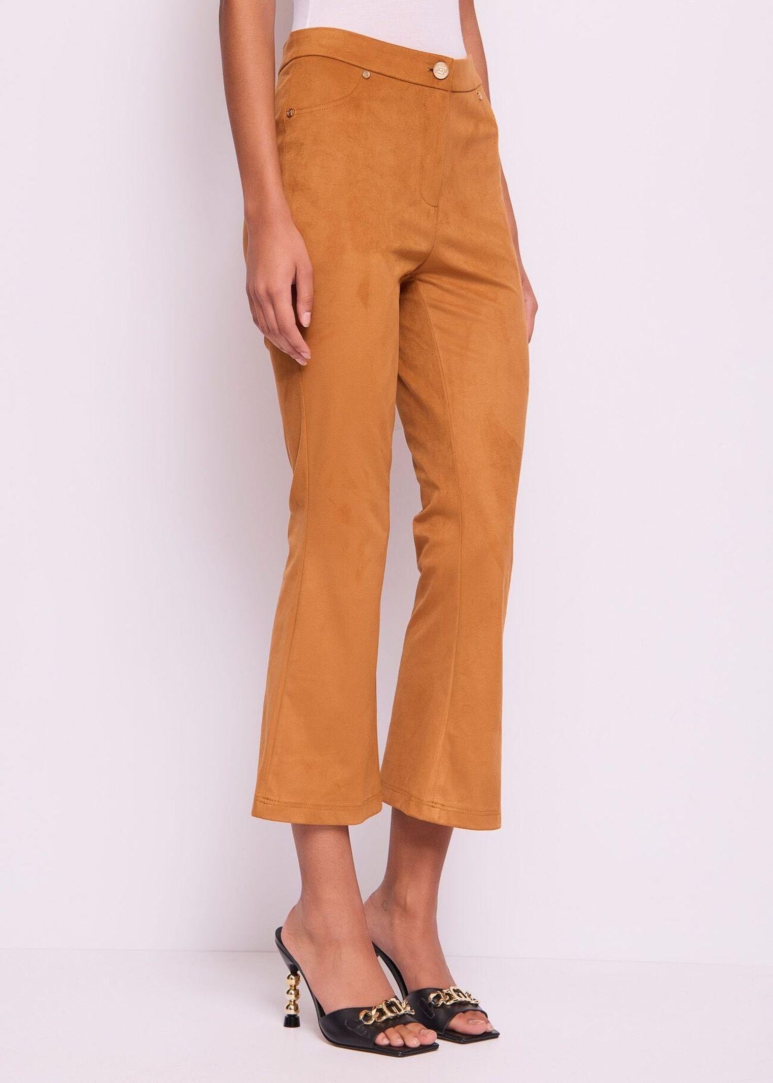 Pantalone flare cropped in dainetto 511BD28001 3366 GAUDI' 