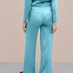 Pantalone largo in raso PAFE12 D1 26 CARLA G. 