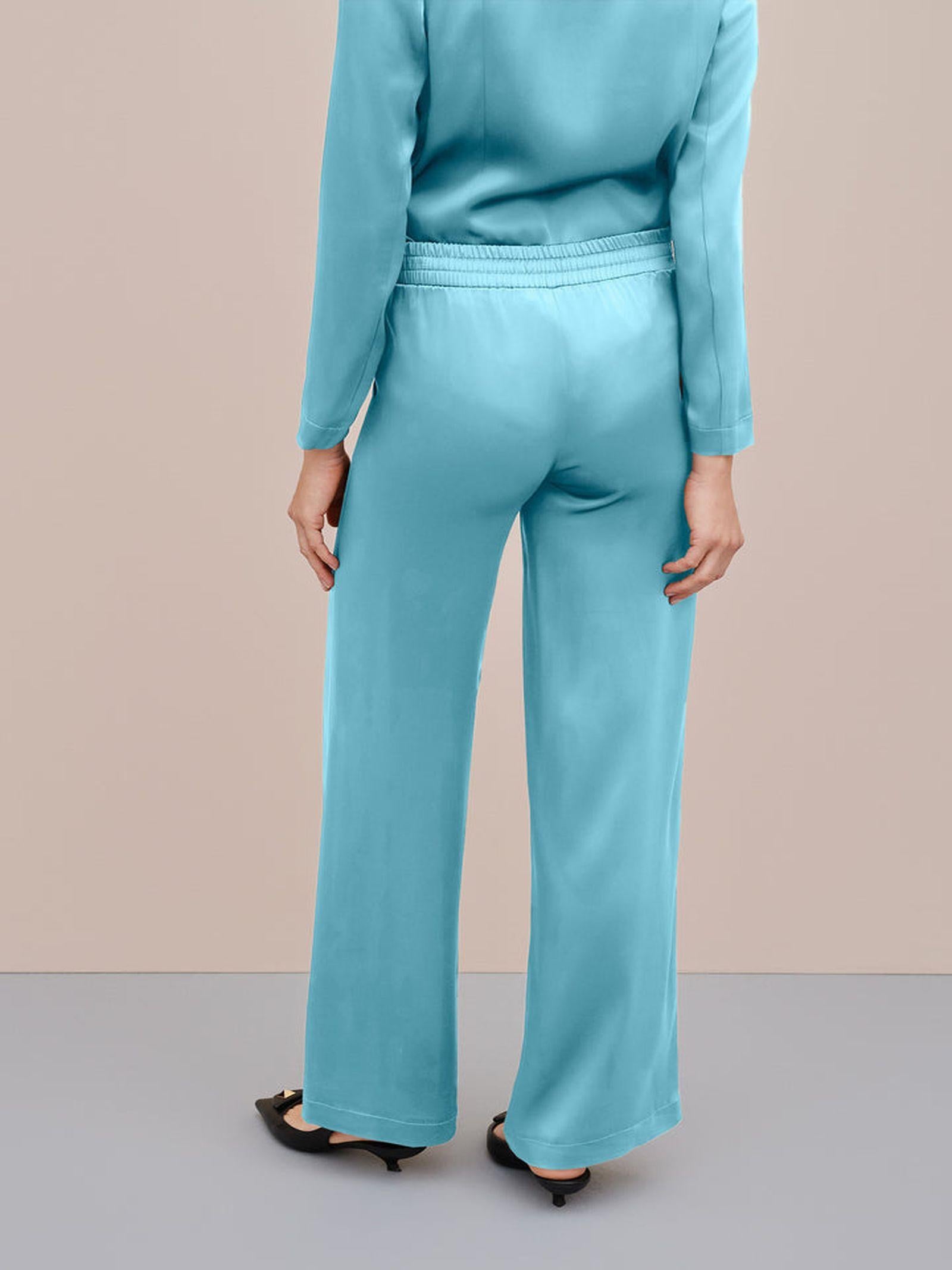 Pantalone largo in raso PAFE12 D1 26 CARLA G. 