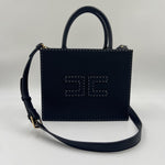 Tote con impunture a contrasto - Elisabetta Franchi BS08A51E2 110 ELISABETTA FRANCHI 